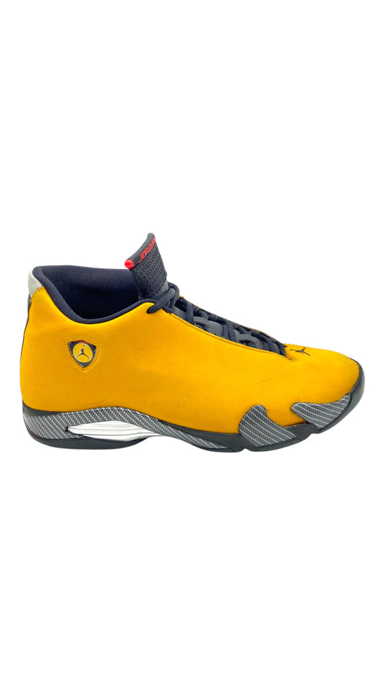 Preowned Air Jordan 14 Retro 'Reverse Ferrari' Sz 14M/15.5W BQ3685-706