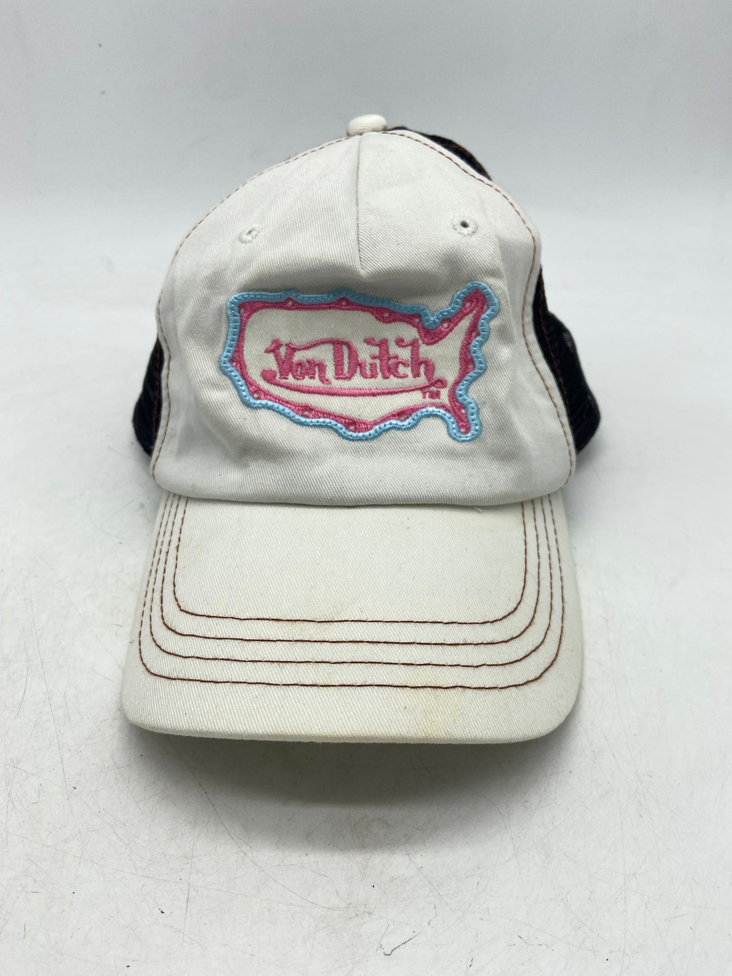 Y2K Von Dutch Cotton Candy Trucker Hat