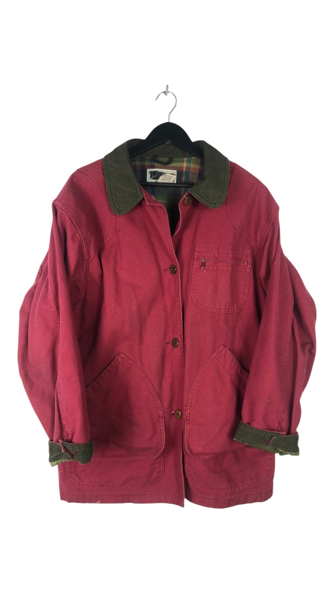 VTG L.L. Bean Red Barn Jacket Sz XL