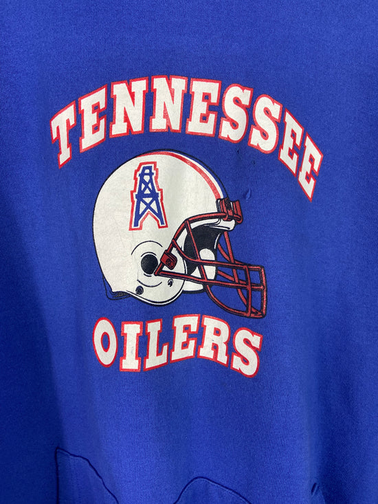 VTG Tennessee Oilers Helmet Champion Hoodie Sz 3XL