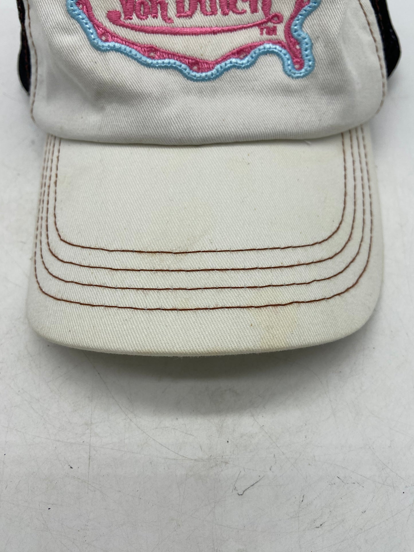 Y2K Von Dutch Cotton Candy Trucker Hat