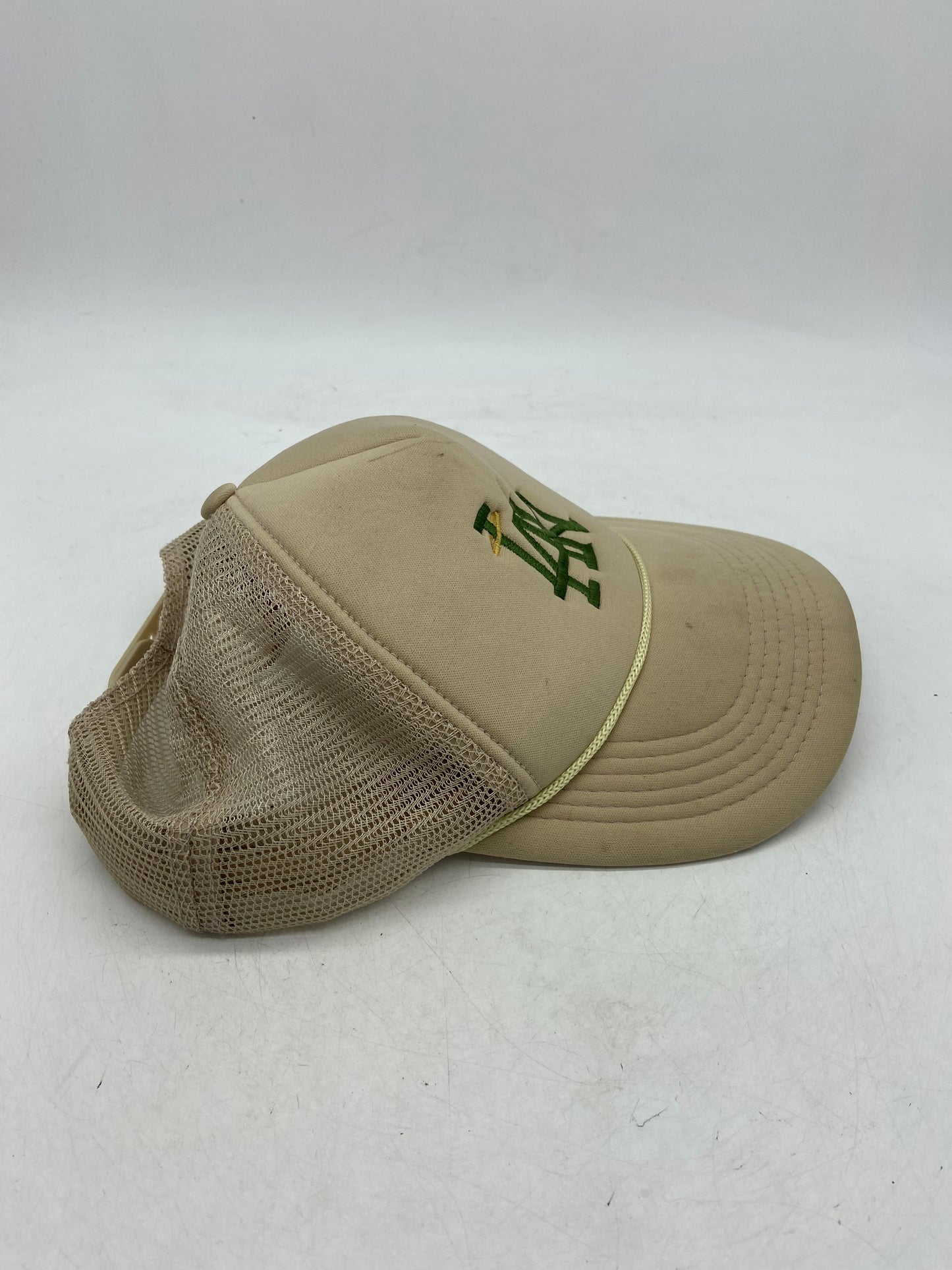 NY LA Angels & Devils Tan Trucker Hat