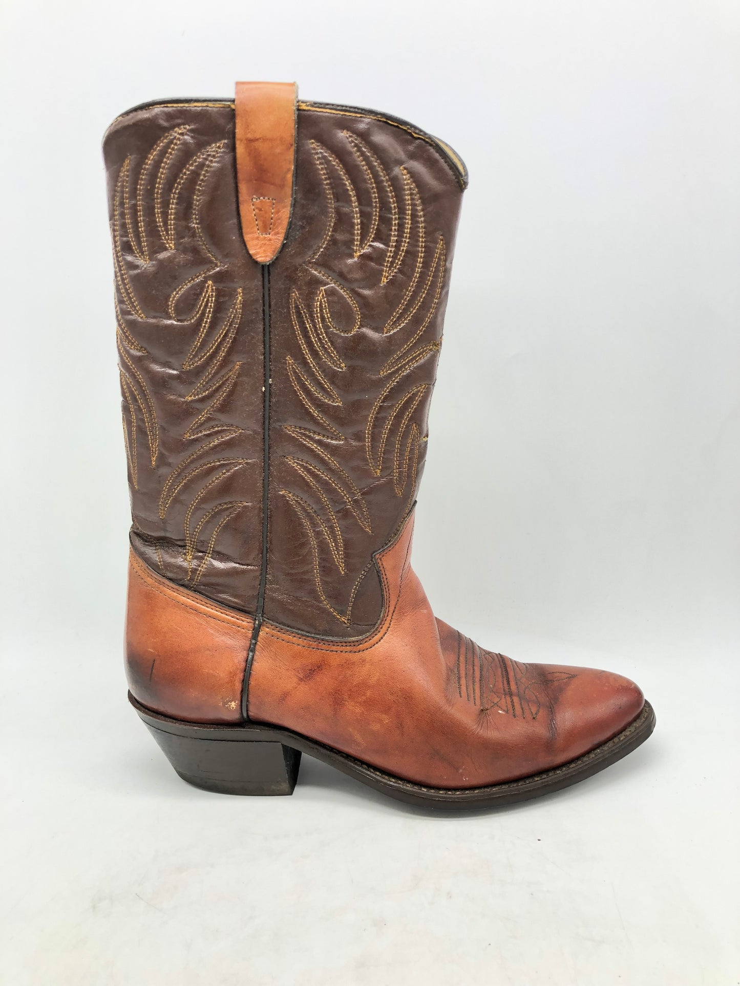 Texas Boot Company Brown Cowboy Boot Sz 9.5M/11W