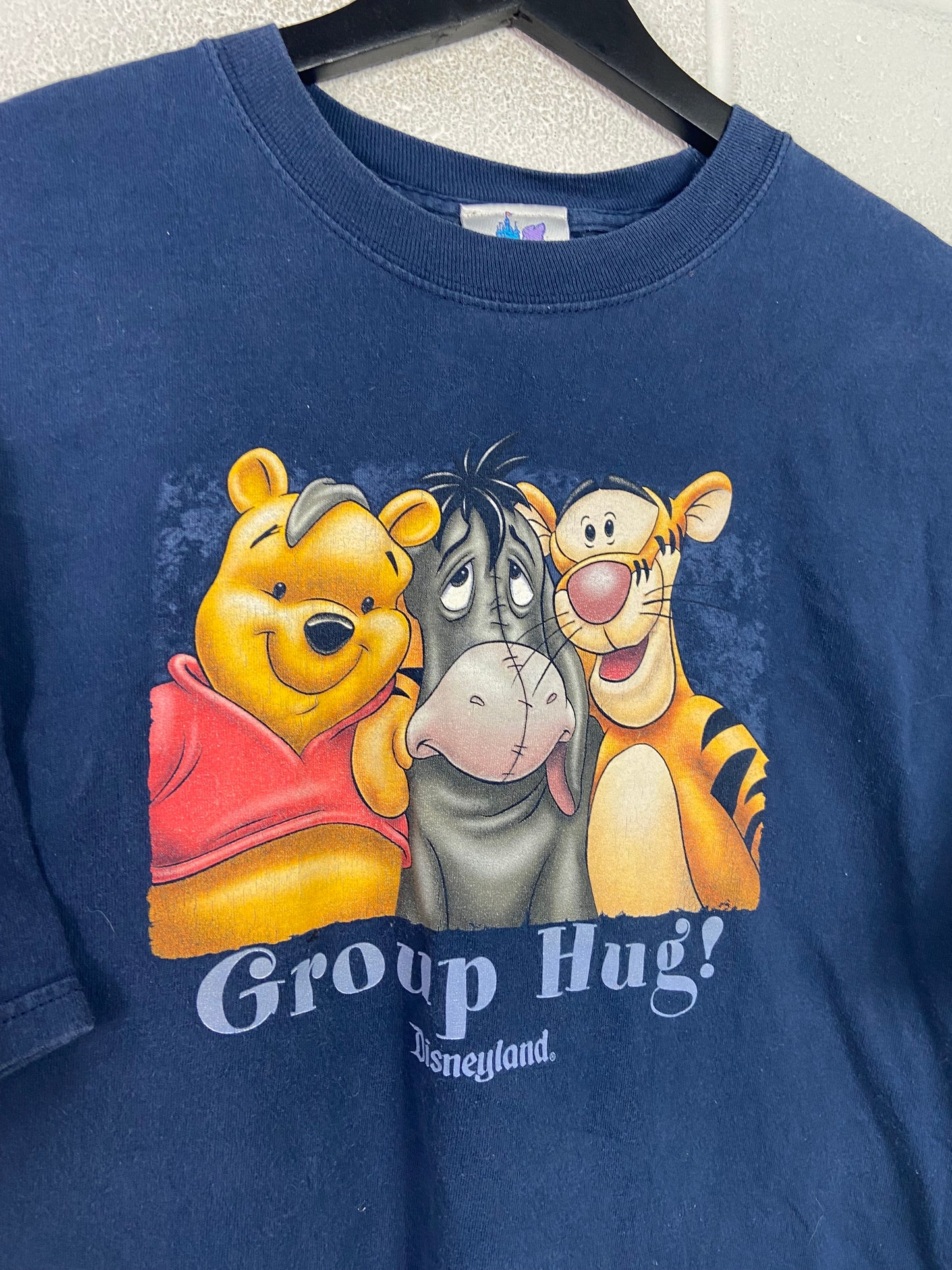 VTG Group Hug Winnie the Pooh Disneyland Tee Sz XL