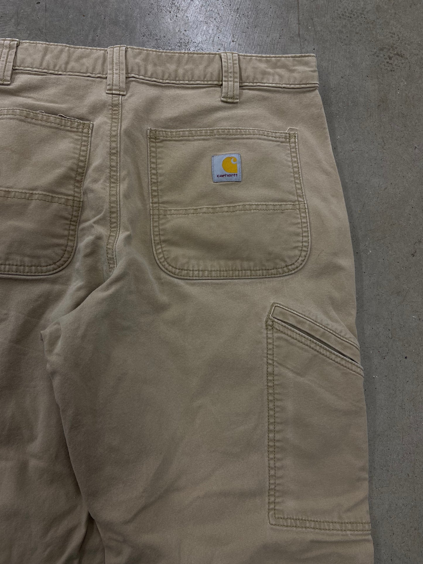 Carhartt Tan Relaxed Work Pants Sz 34x30