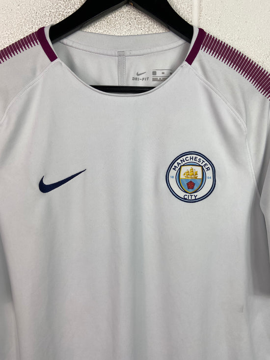 Nike Manchester City White Training Soccer Jersey Sz XL