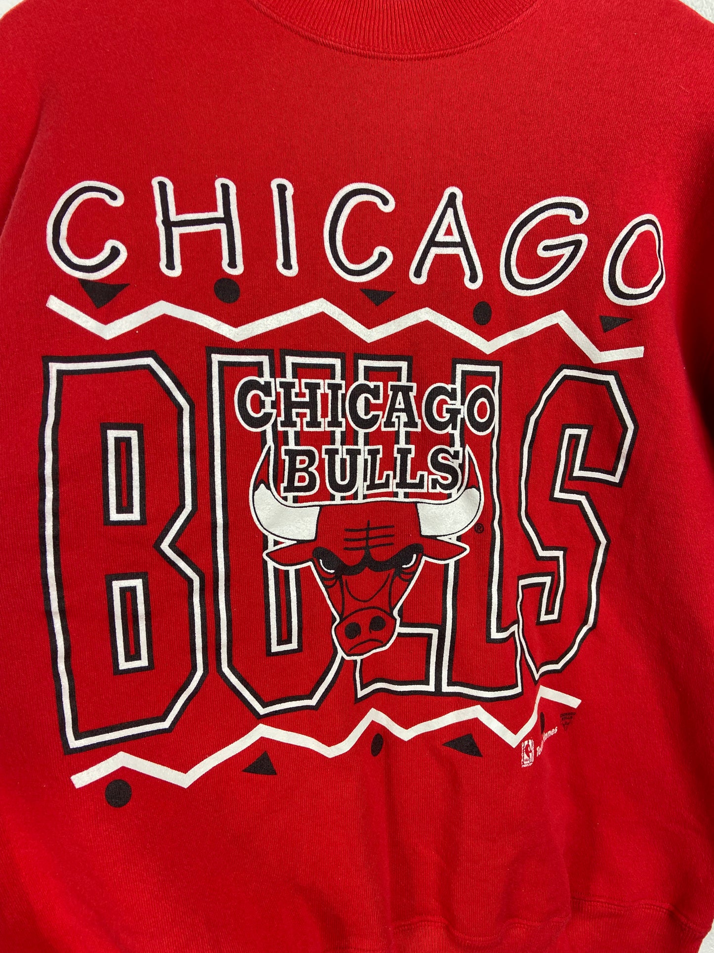 VTG Chicago Bulls Red Crewneck Sz L