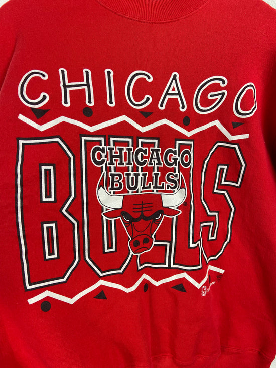 VTG Chicago Bulls Red Crewneck Sz L