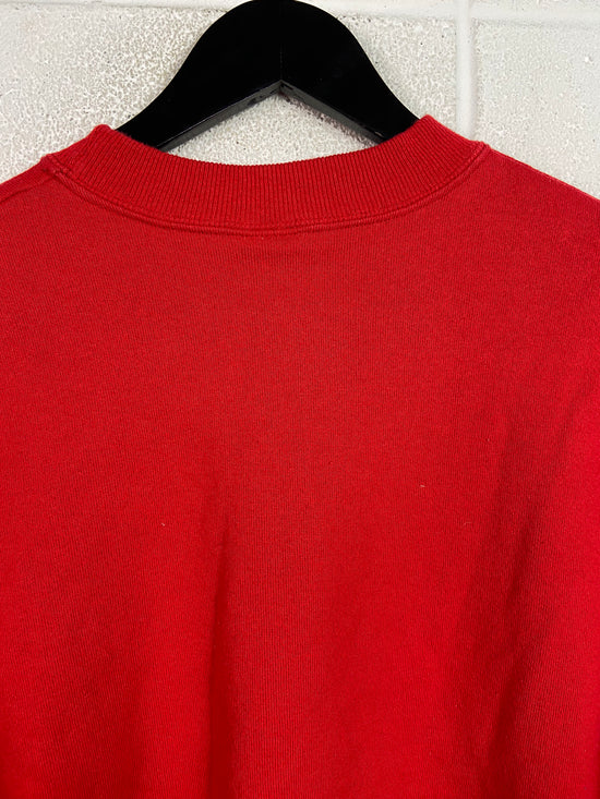 VTG Chicago Bulls Red Crewneck Sz L