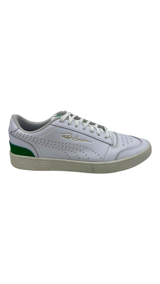 Preowned Puma Ralph Sampson Lo Perf 'White Green' Sz 11M/12.5W