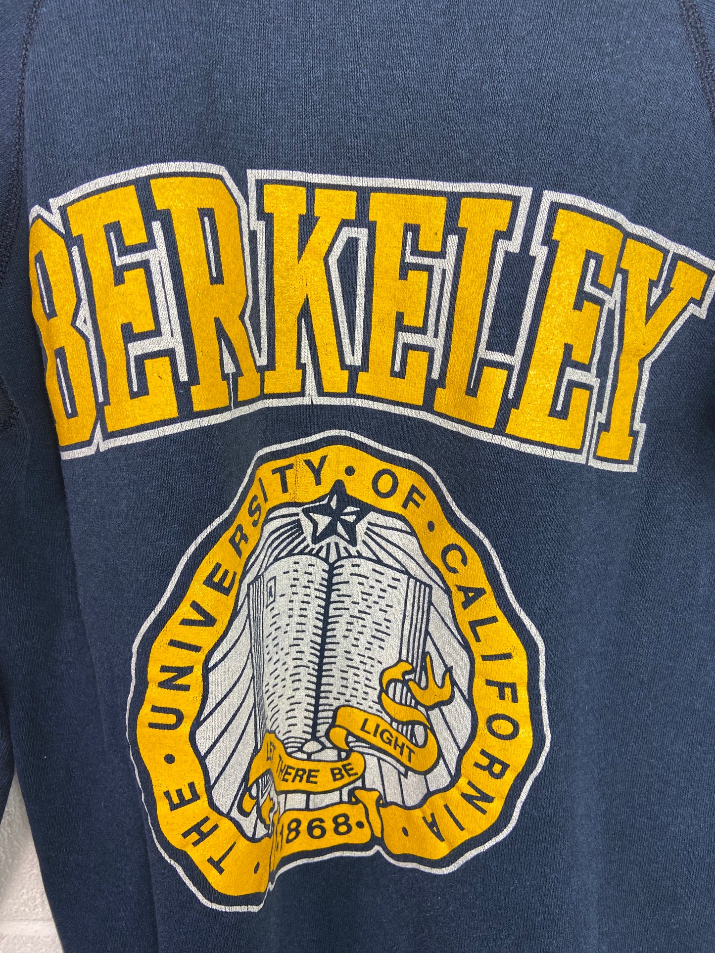 VTG UC Berkeley Navy Crewneck Sweater Sz