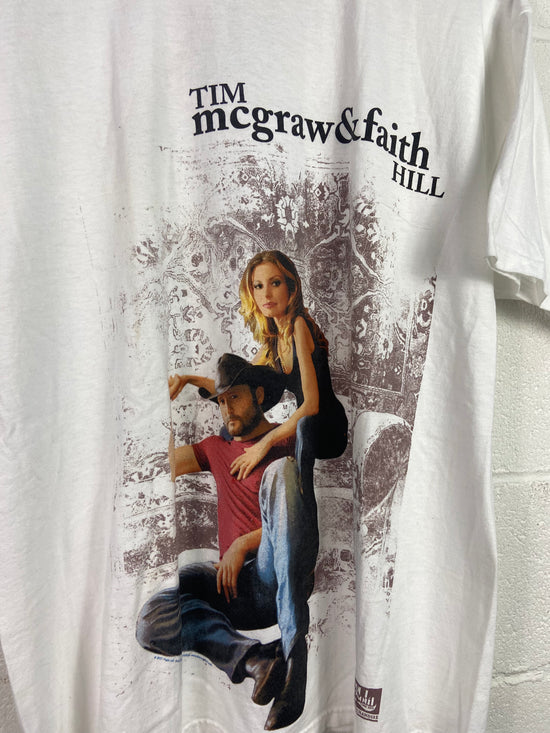 Y2K Tim McGraw & Faith Hill Soul Tour Tee Sz XL