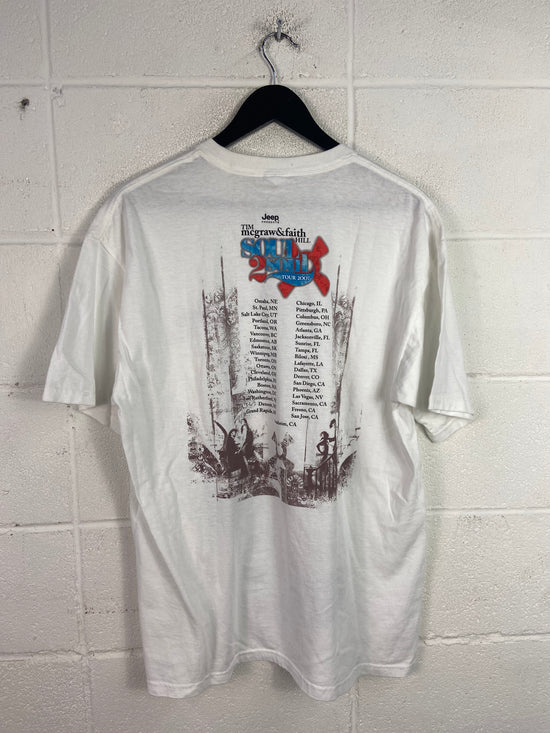 Y2K Tim McGraw & Faith Hill Soul Tour Tee Sz XL