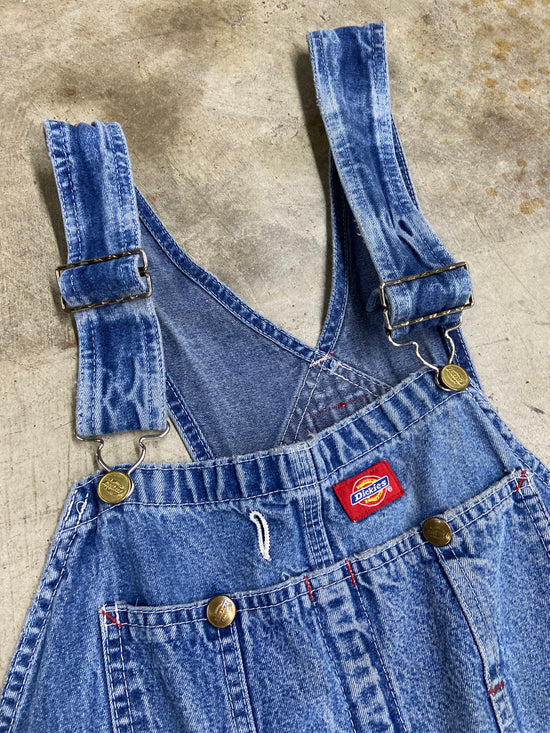 VTG Dickies Denim Overalls Sz 38x32