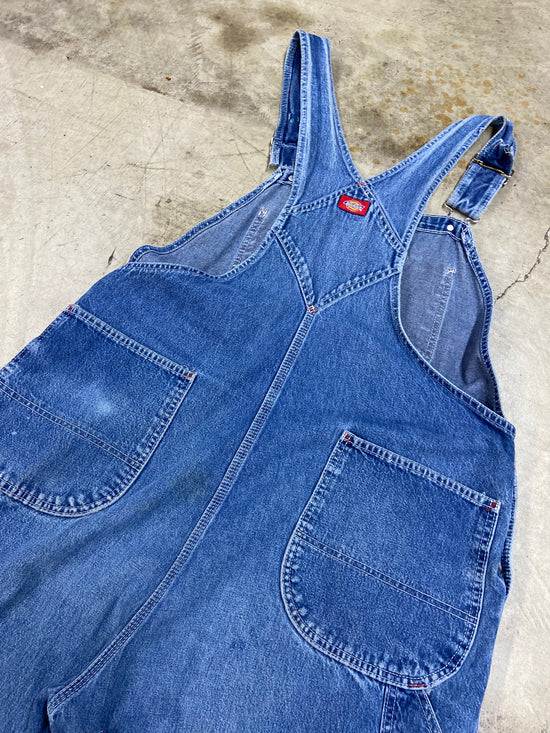 VTG Dickies Denim Overalls Sz 38x32