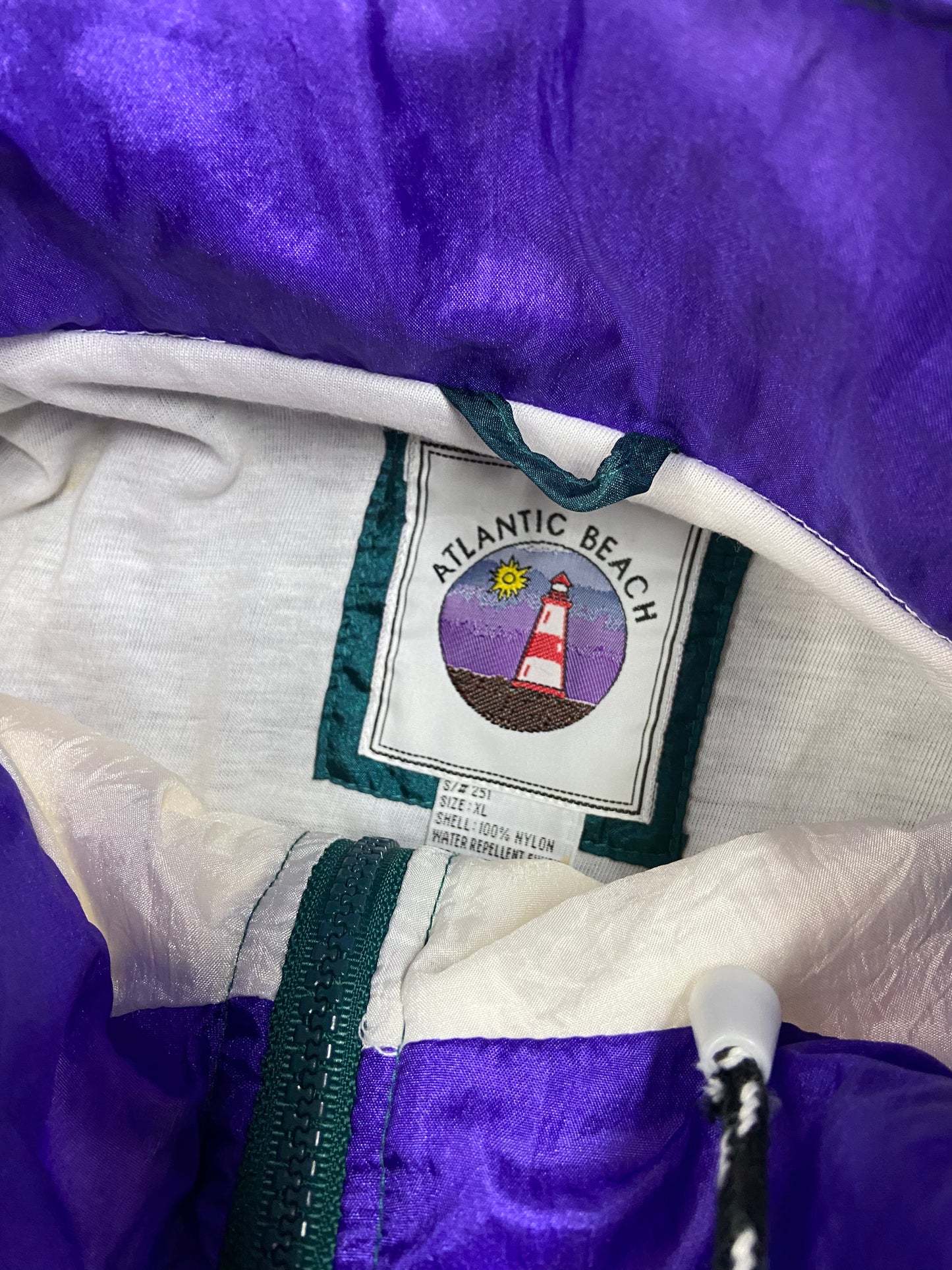 VTG Green/Purple Track Suit Sz XL