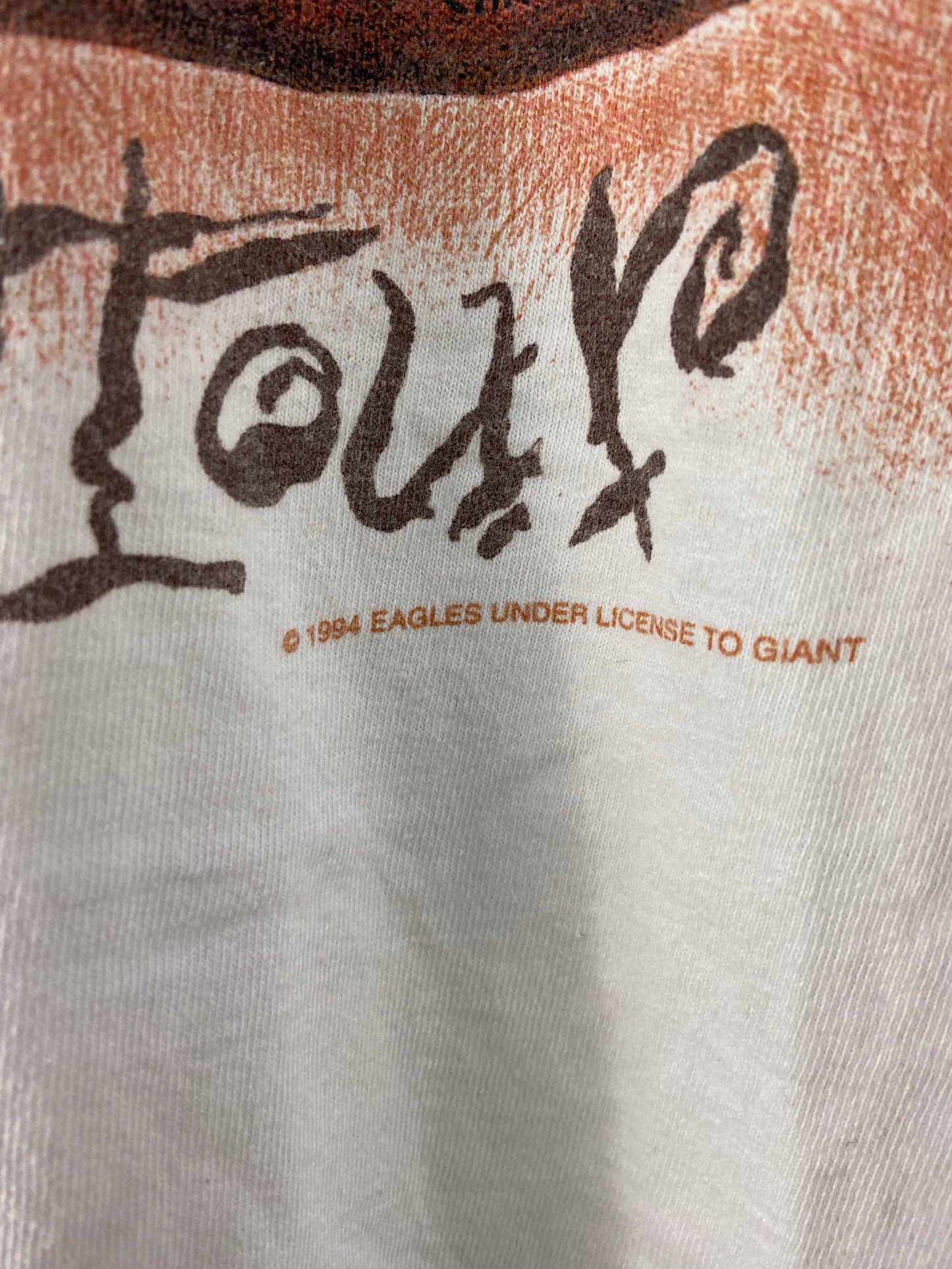 VTG Eagles World Tour 94 Cactus Tee Sz XL