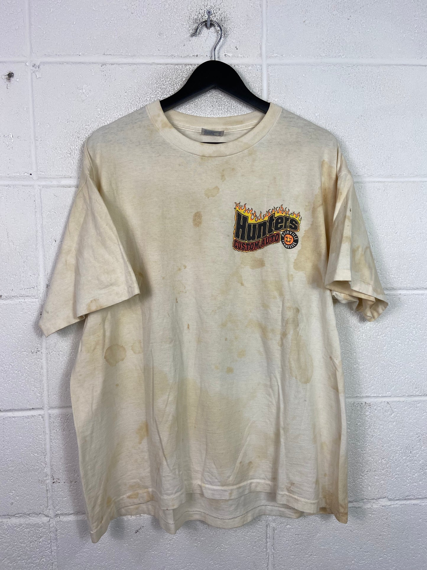 VTG Thrashed Hunters Nashville TN Tee Sz XL