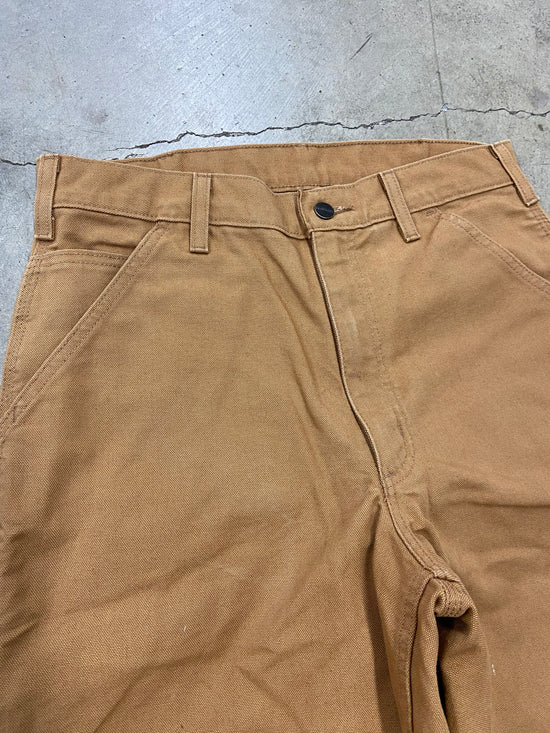 Carhartt Tan Carpenter Work Pants Sz 32x36