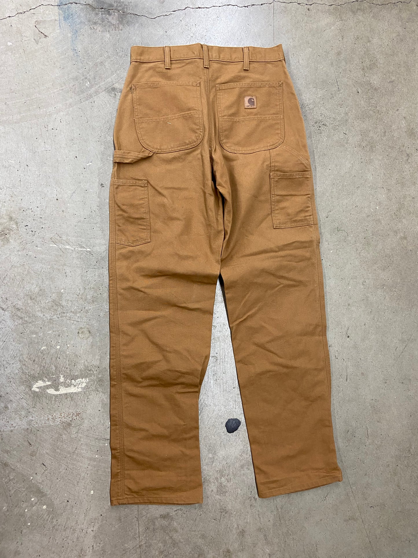 Carhartt Tan Carpenter Work Pants Sz 32x36