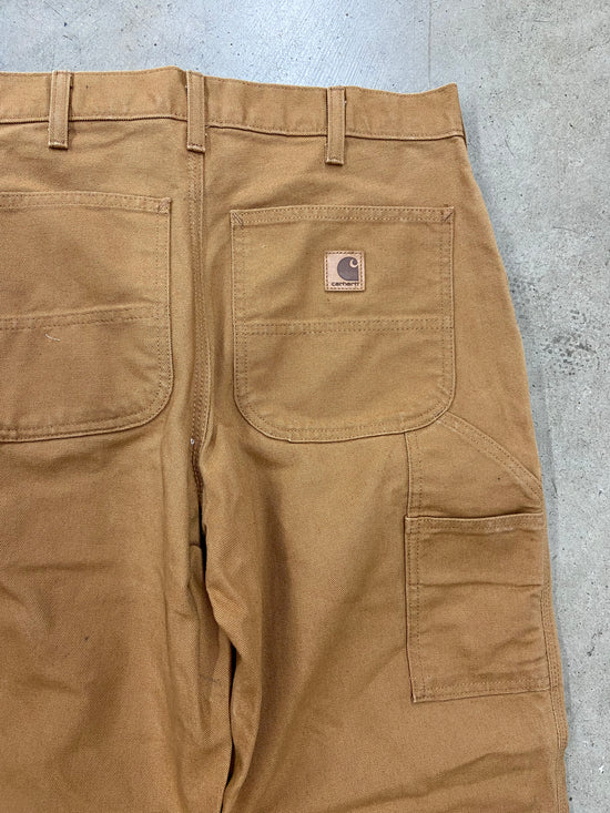 Carhartt Tan Carpenter Work Pants Sz 32x36