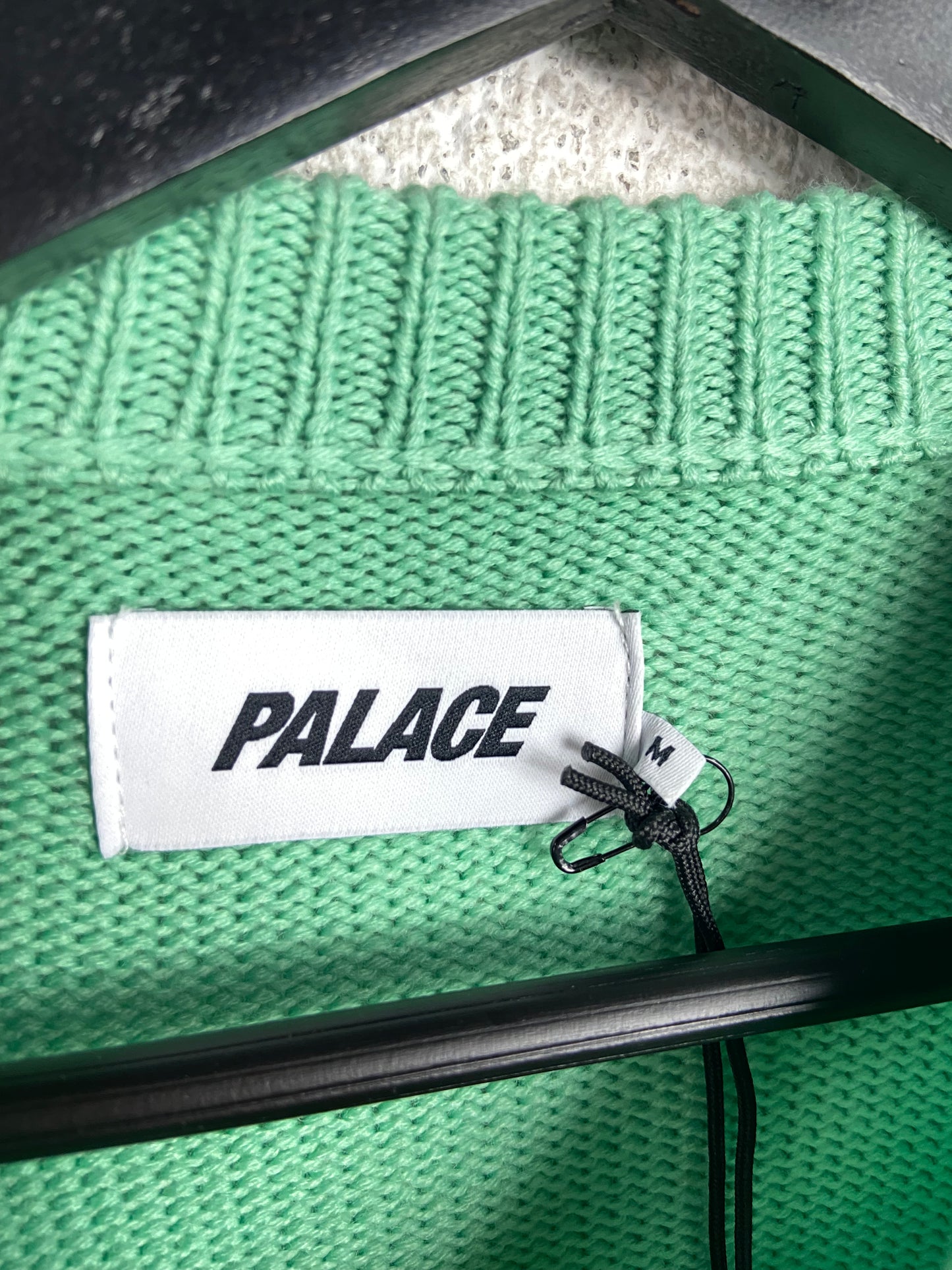 Palace Green Strawberry Knit Sweater Sz M