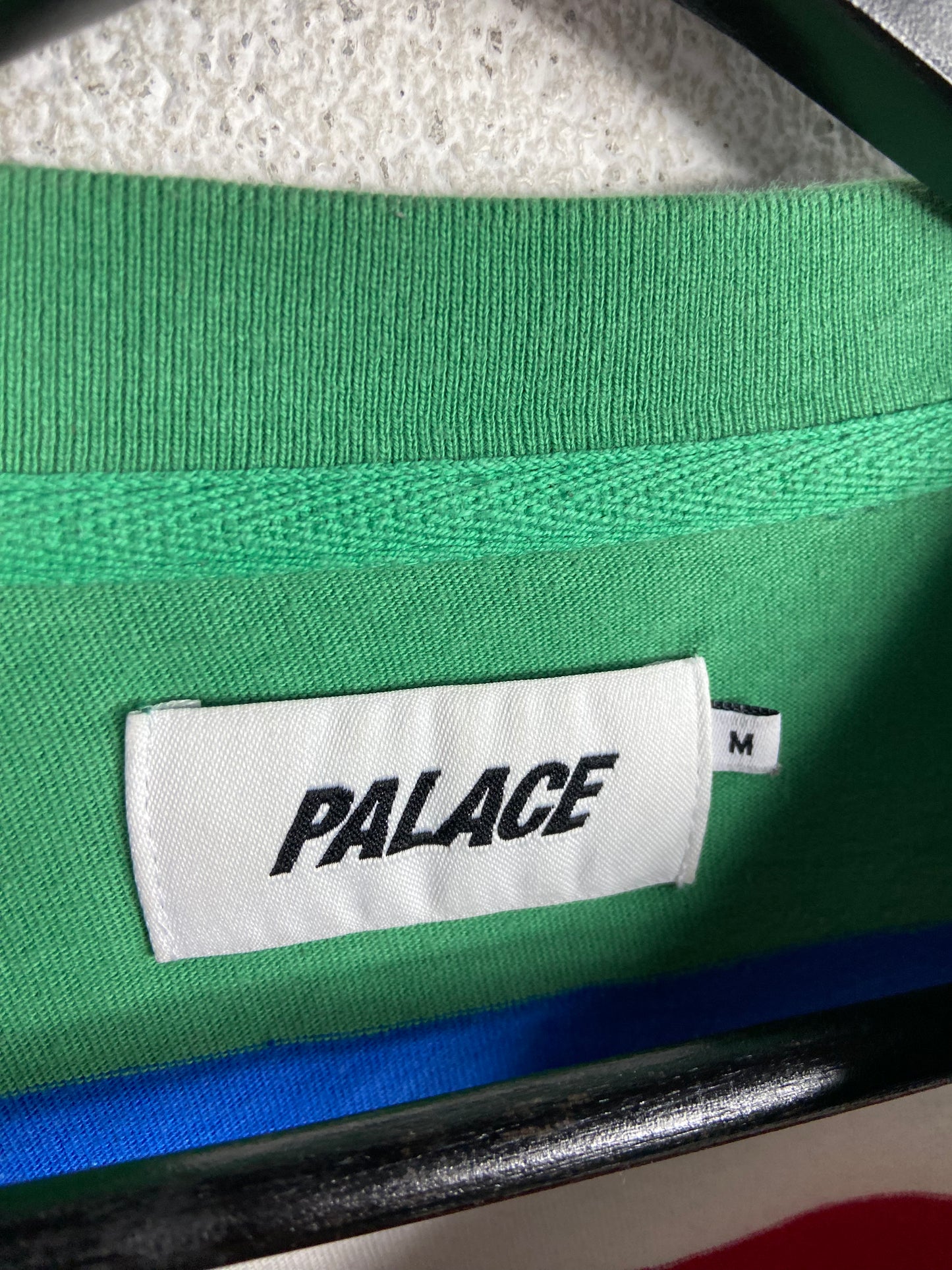 Palace London Rainbow Stripe LS Tee Sz M