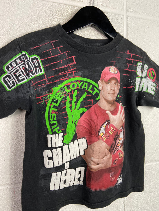 Y2K John Cena Champ is Here Kids Tee Sz Youth XS