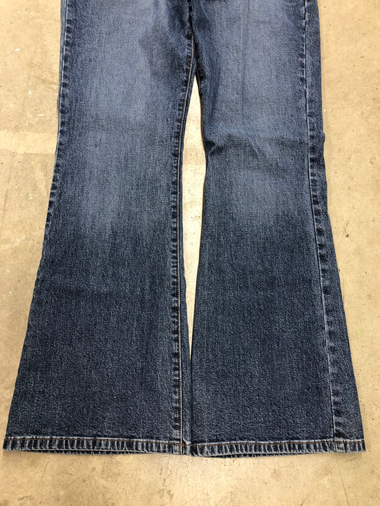 VTG Calvin Klein Dark Wash Bootcut Denim Jeans Sz 34x31