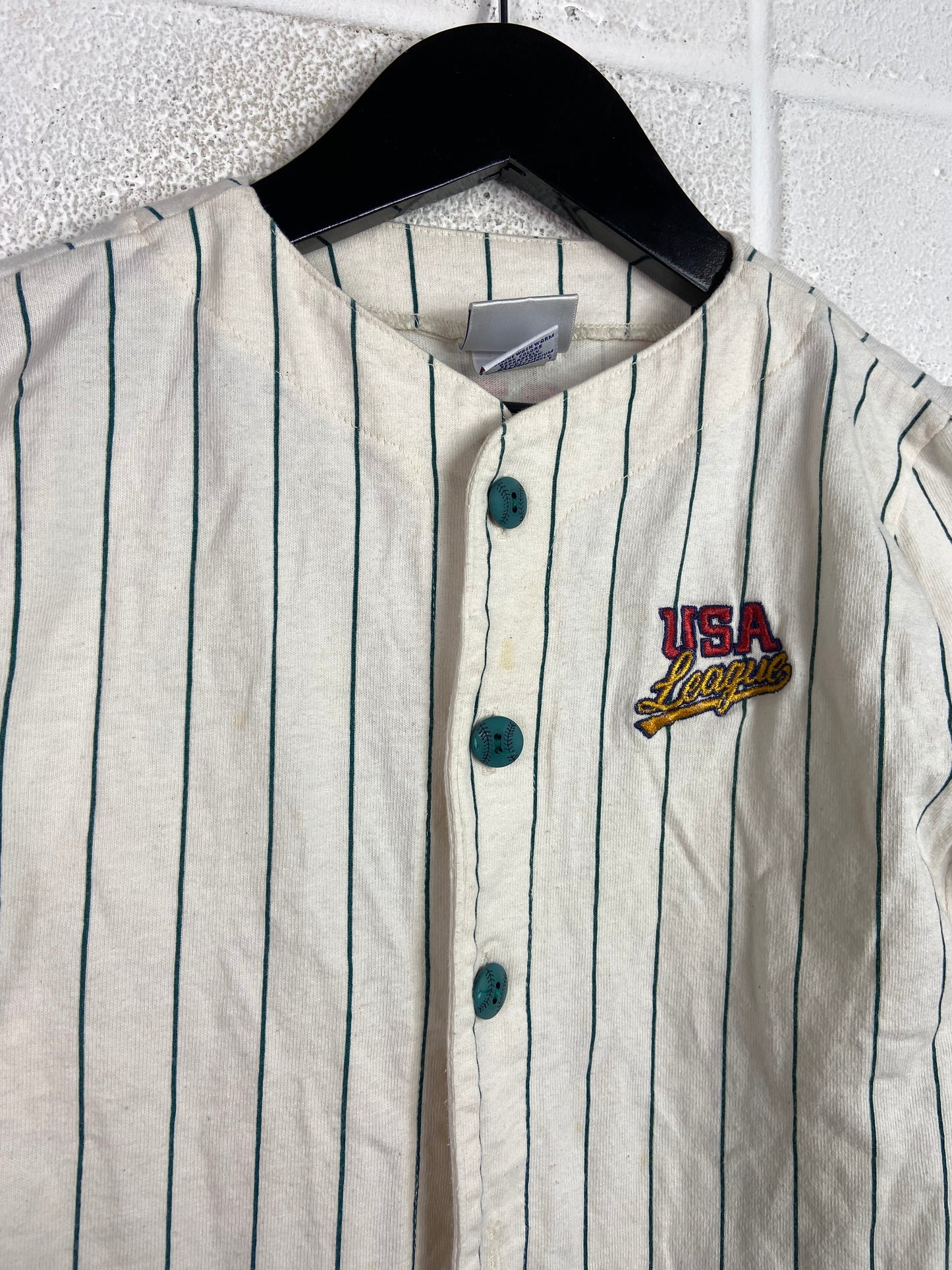 VTG Oshkosh Kids Baseball Jersey Sz 3T