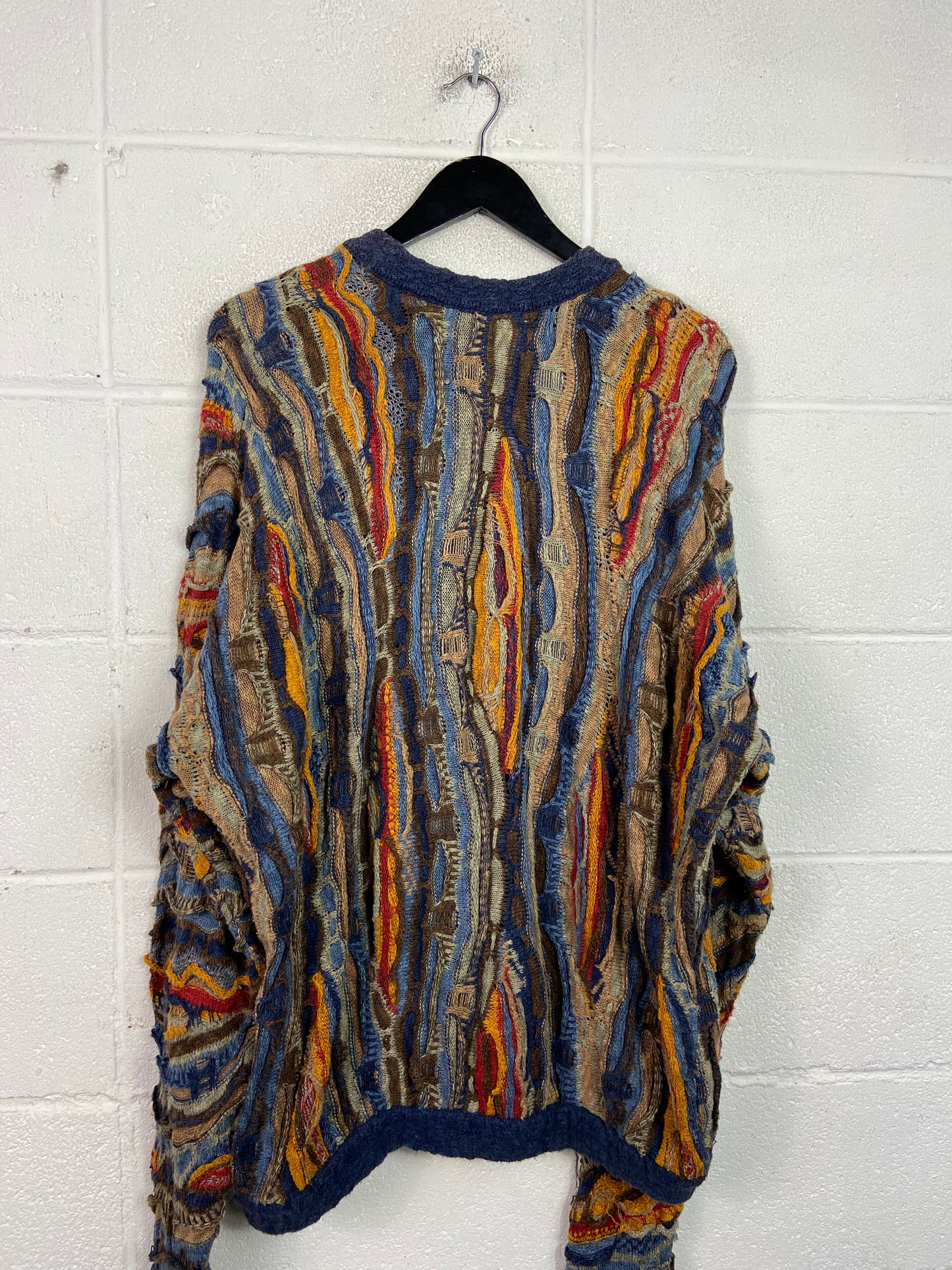 VTG Coogi Classic Multicolor Sweater Sz XL