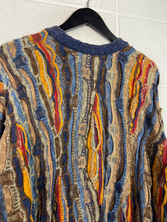 VTG Coogi Classic Multicolor Sweater Sz XL