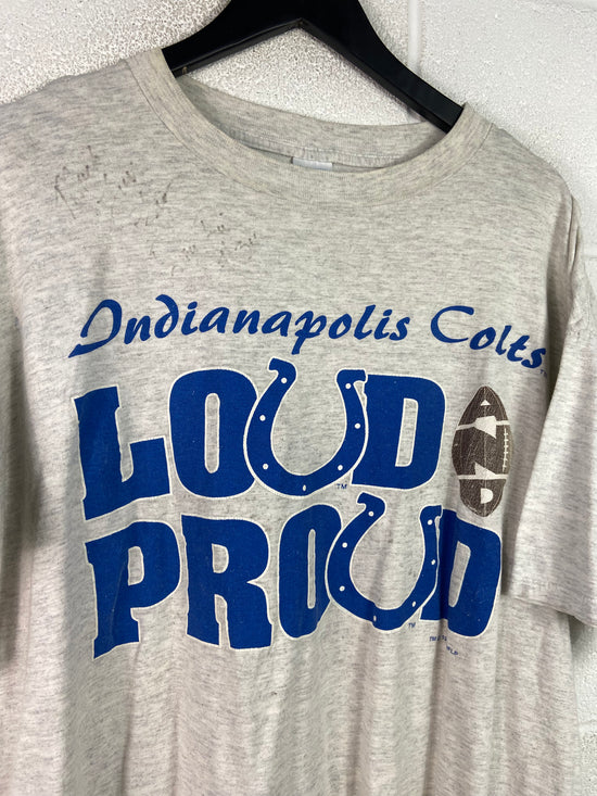 VTG Indianapolis Colts Loud Proud Tee Sz XL/XXL