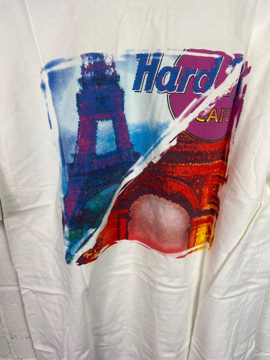 VTG Hard Rock Cafe Paris Graphic Tee Sz L