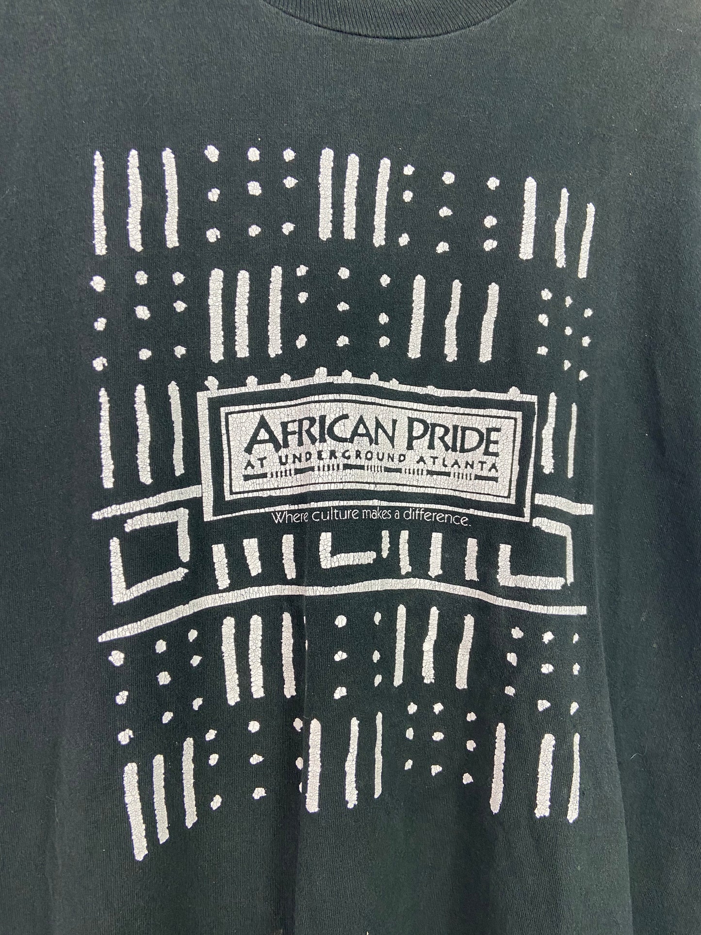 VTG African Pride Underground Atlanta Culture Tee Sz XL