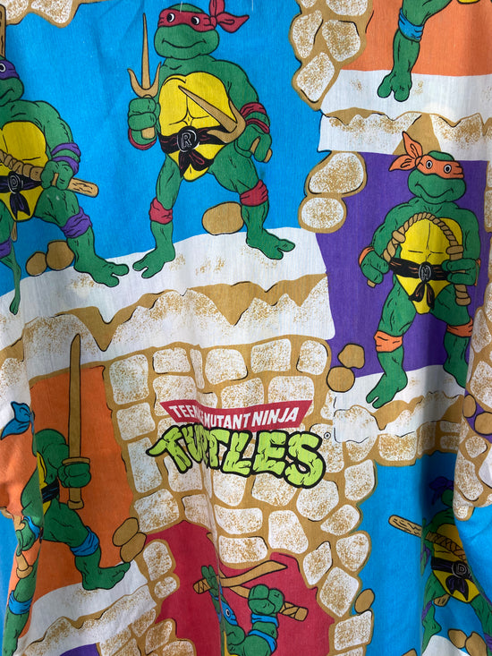 Preowned 1/1 Morning After The Rave Ninja Turtles Shirt Sz XXXL