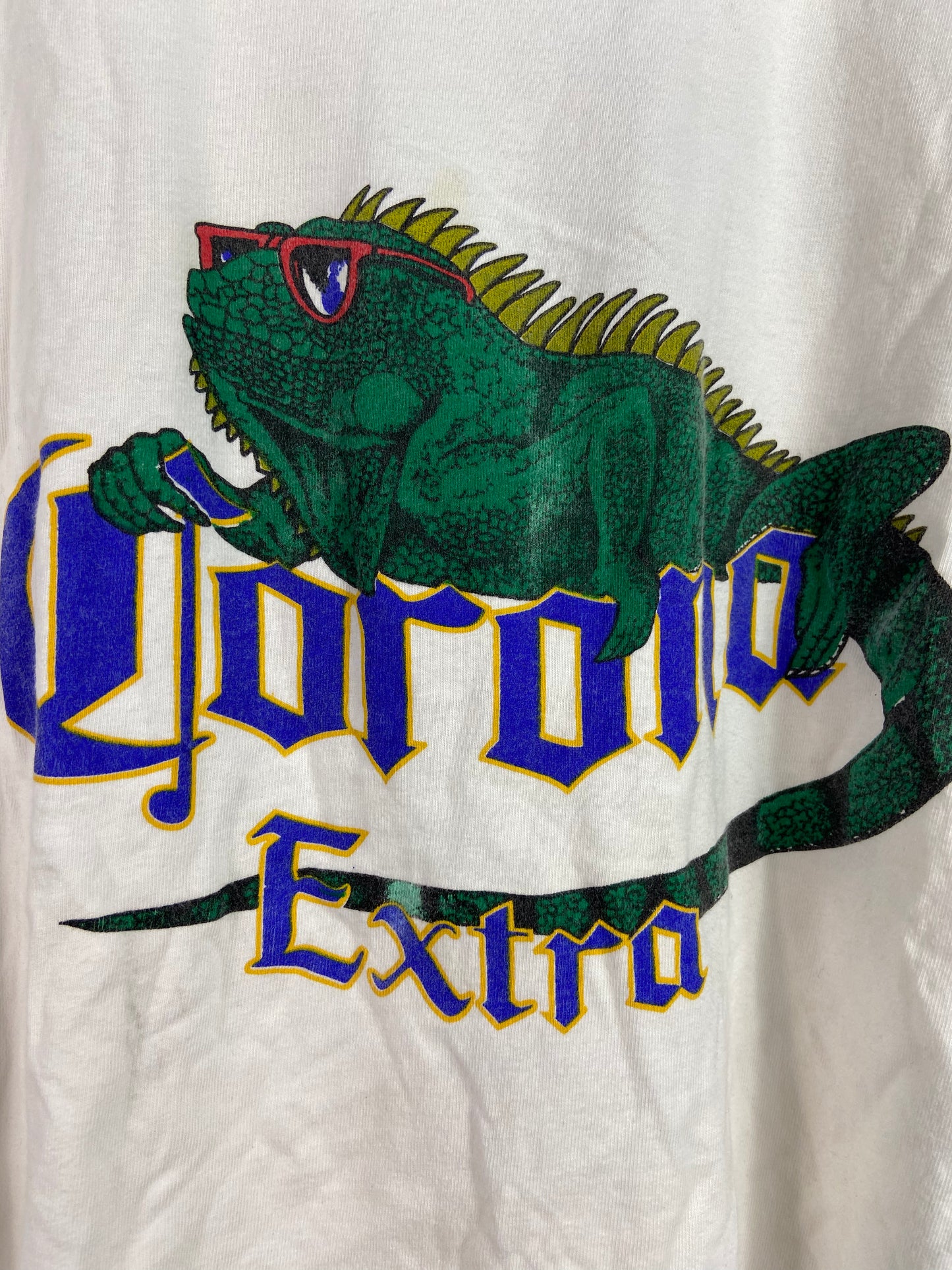 VTG Corona Extra Iguana Tank Top Sz XL