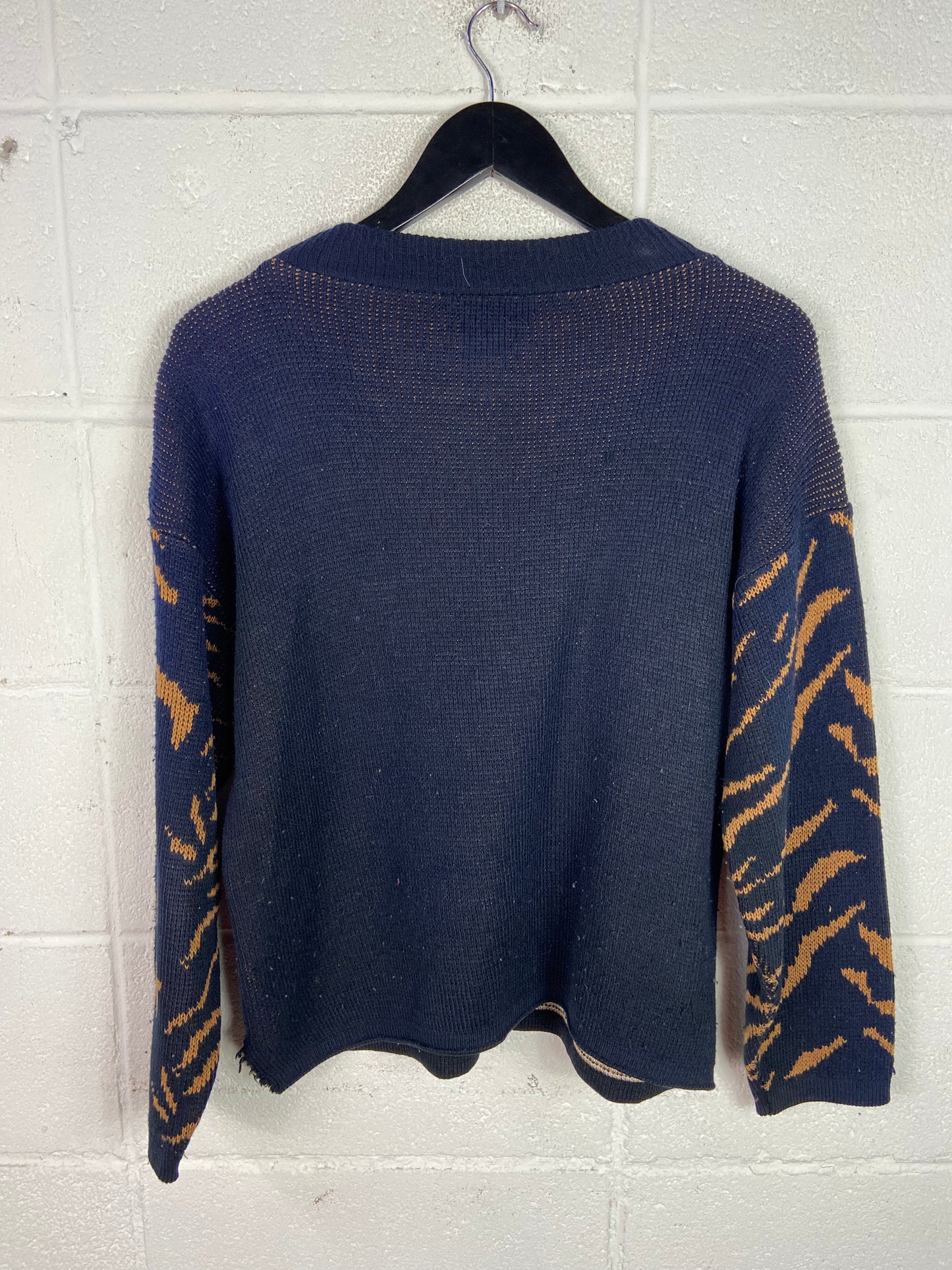 VTG Tiger Face Sweater Sz M