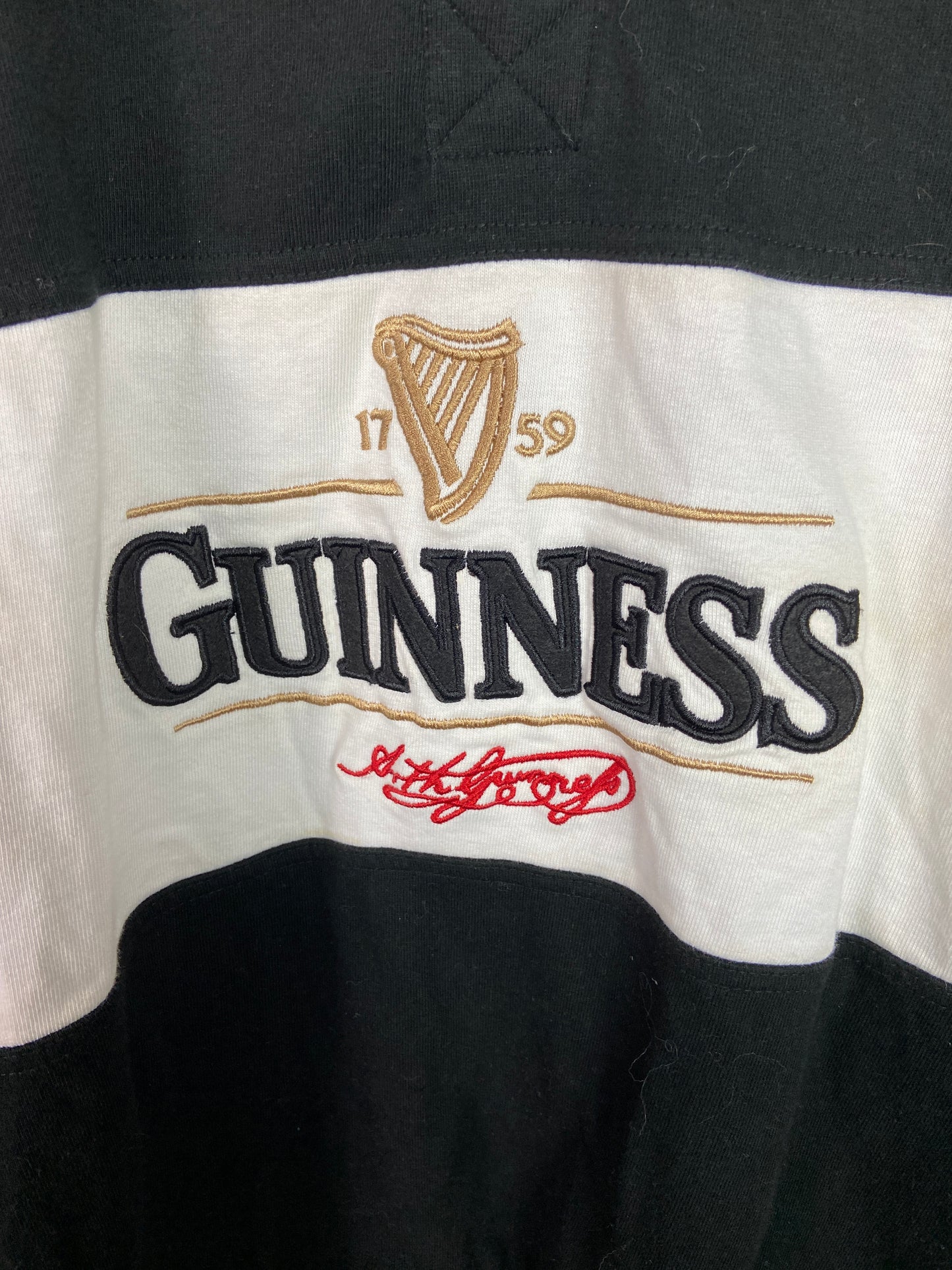 VTG Guinness Polo Sz XL