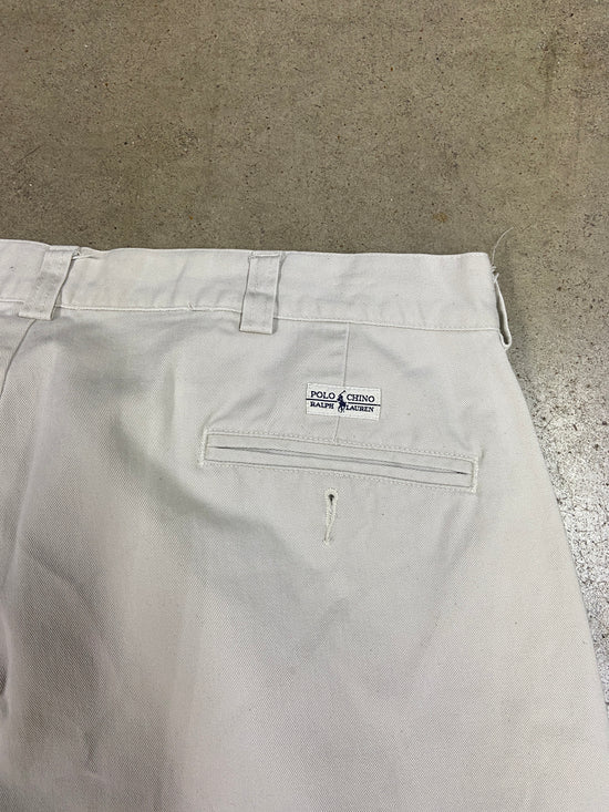 Y2K Polo Ralph Lauren Light Khaki Chino Pants Sz 38x31