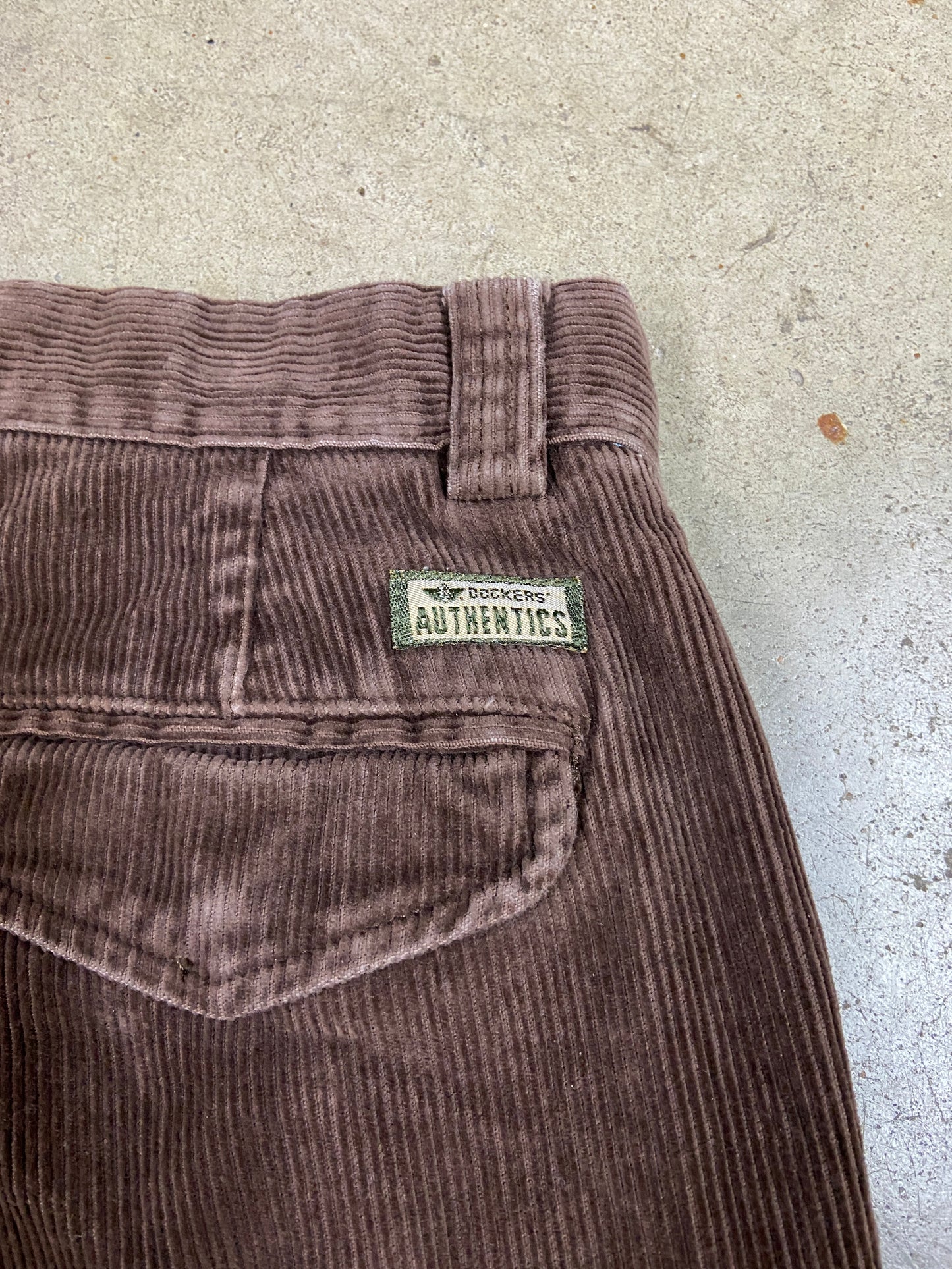 VTG Dockers Authentics Corduroy Pants Sz 36x32