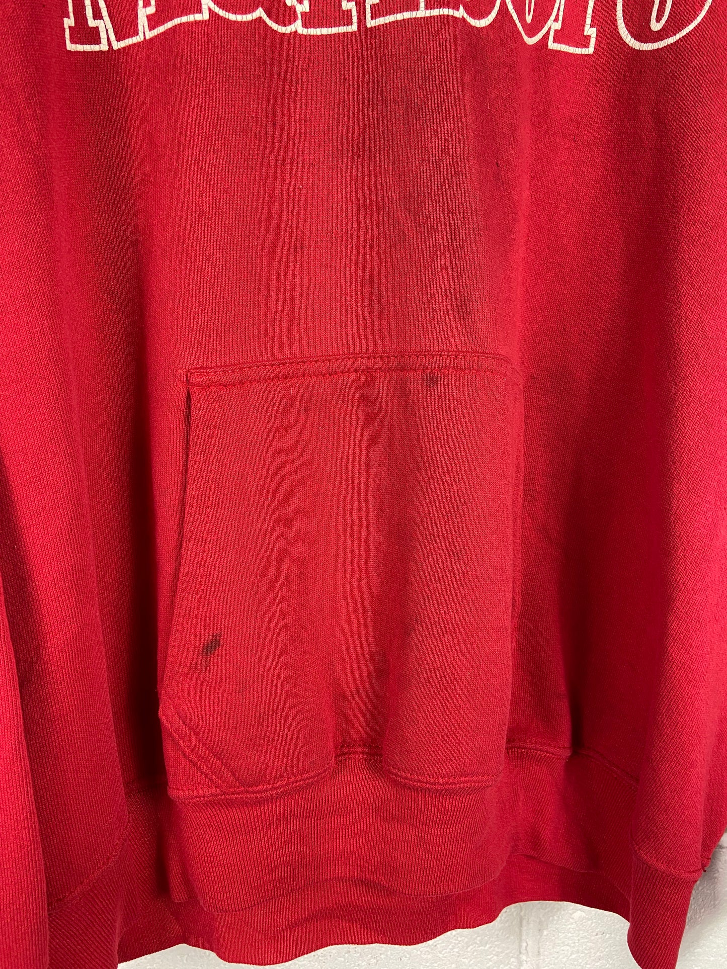 VTG Marlboro Logo Red Tultex Hoodie Sz L