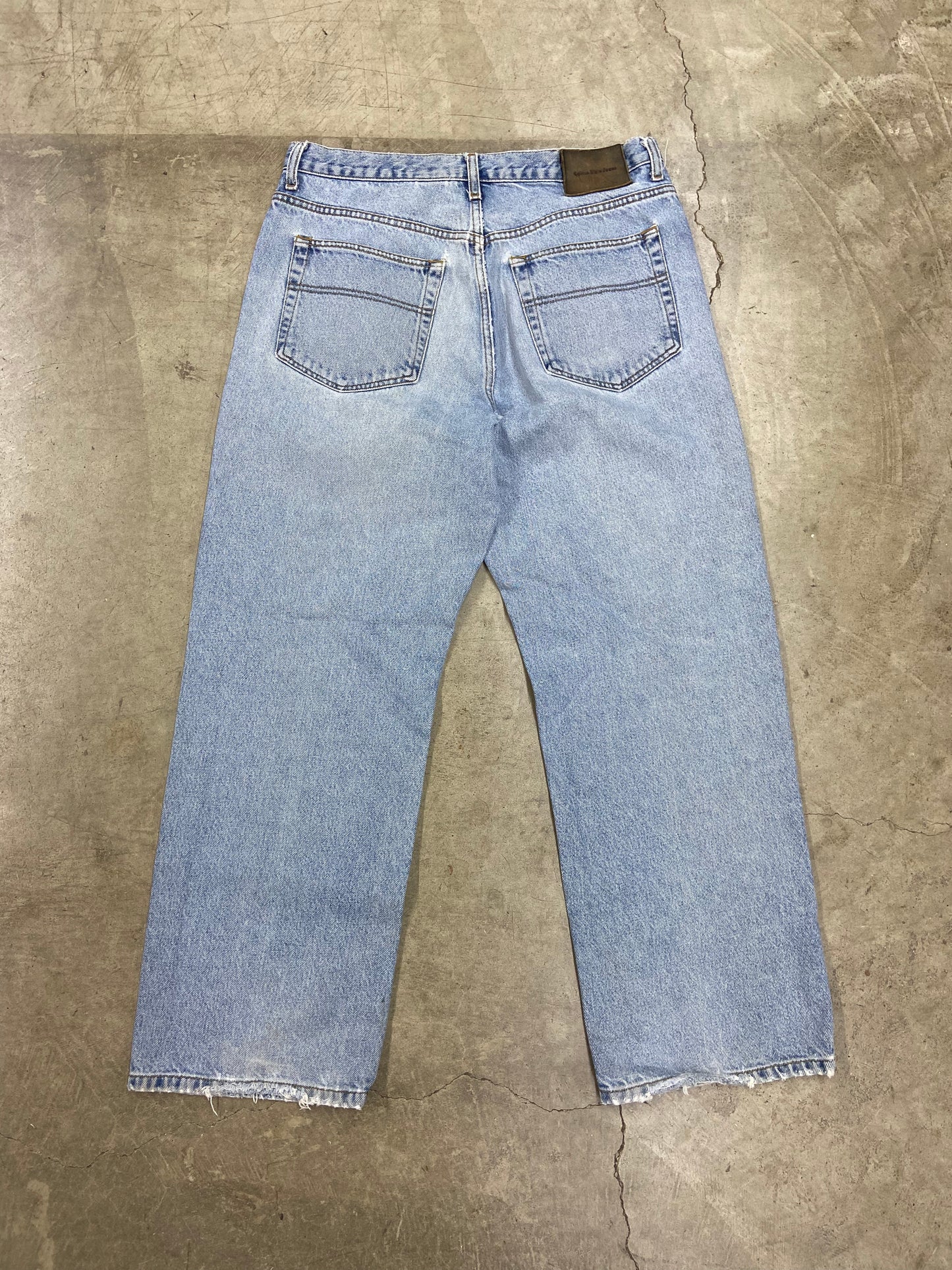 VTG Calvin Klein Light Wash Denim Pants Sz 36x30