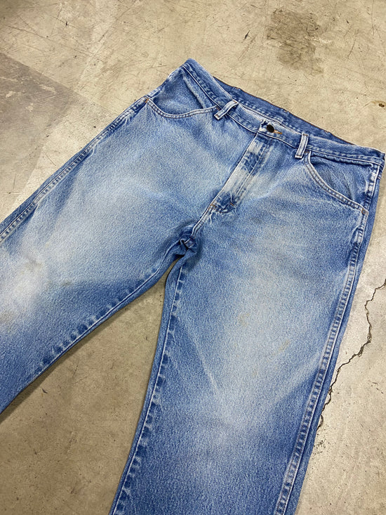 VTG Rustler Faded Denim Jeans Sz 36x30