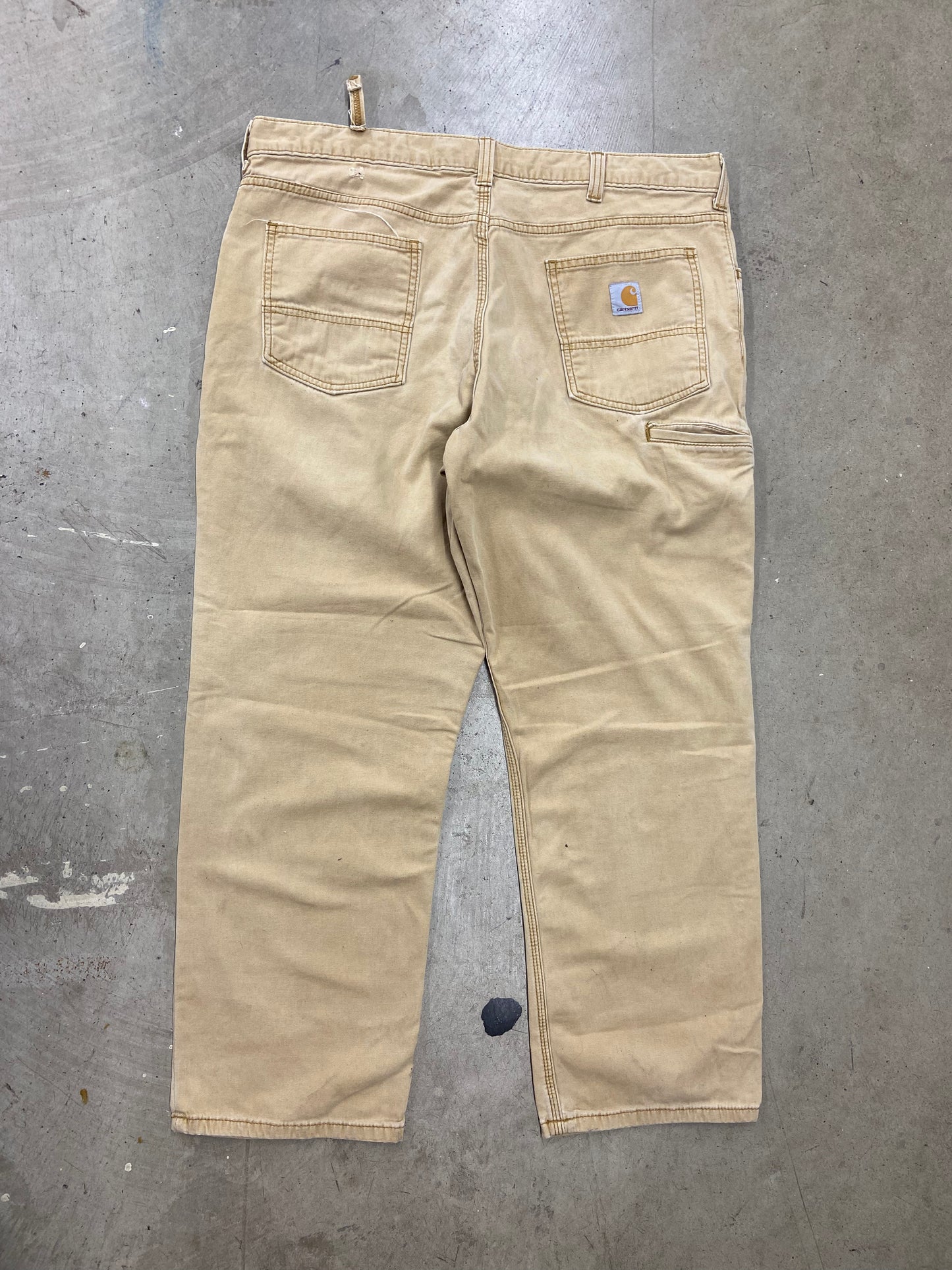 Y2K Carhartt Tan Relaxed Work Pants Sz 38x30