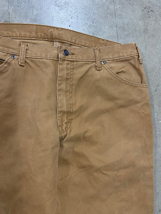 VTG Dickies Brown Carpenter Pants Sz 36x30