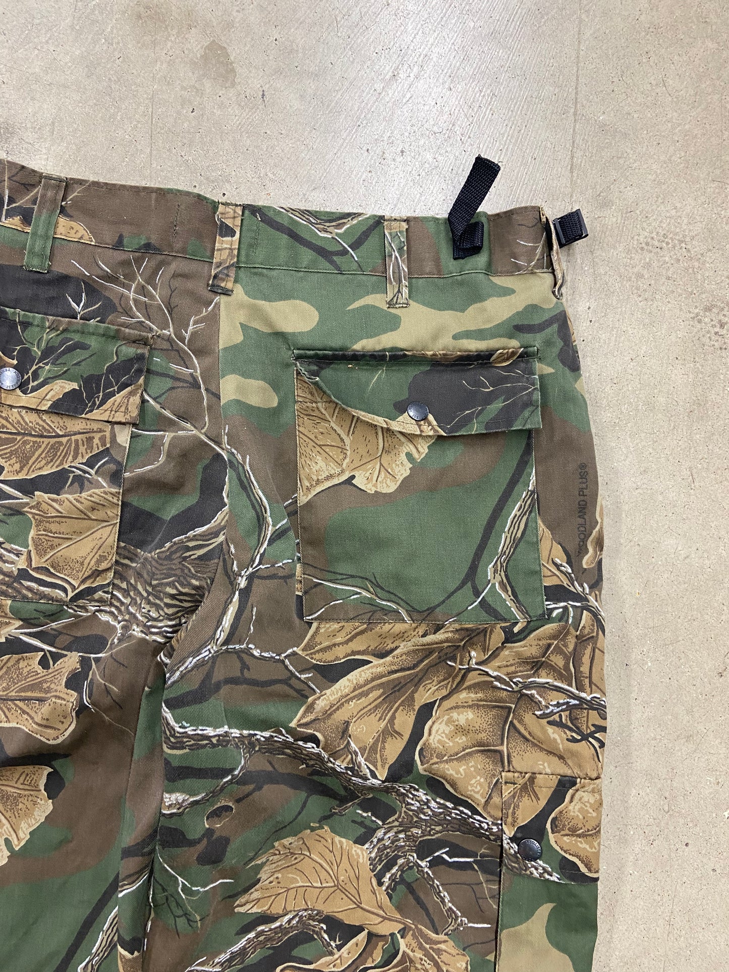 VTG Camo Woodland Plus Hunting Pants Sz 36x30