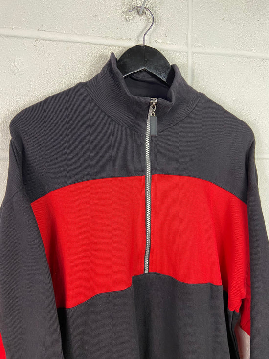 VTG Marlboro Unlimited Quarter Zip Knit Sweater Sz L