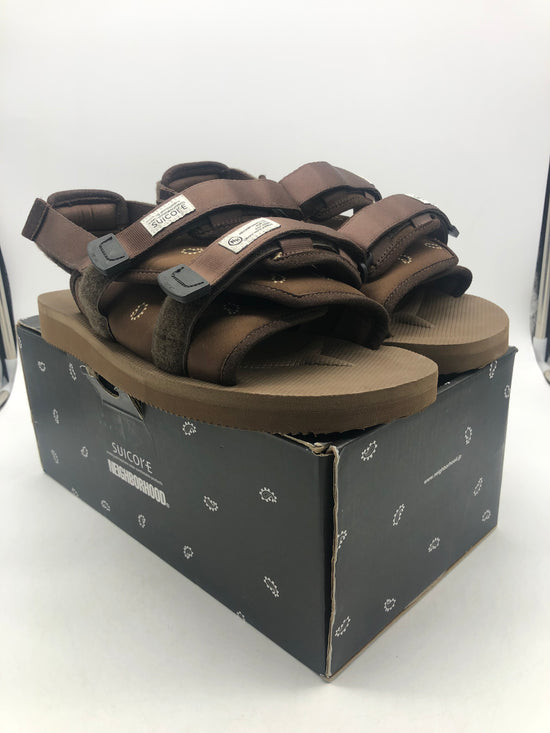 Preowned Suicoke x Neighborhood Moto Sandals Sz 12