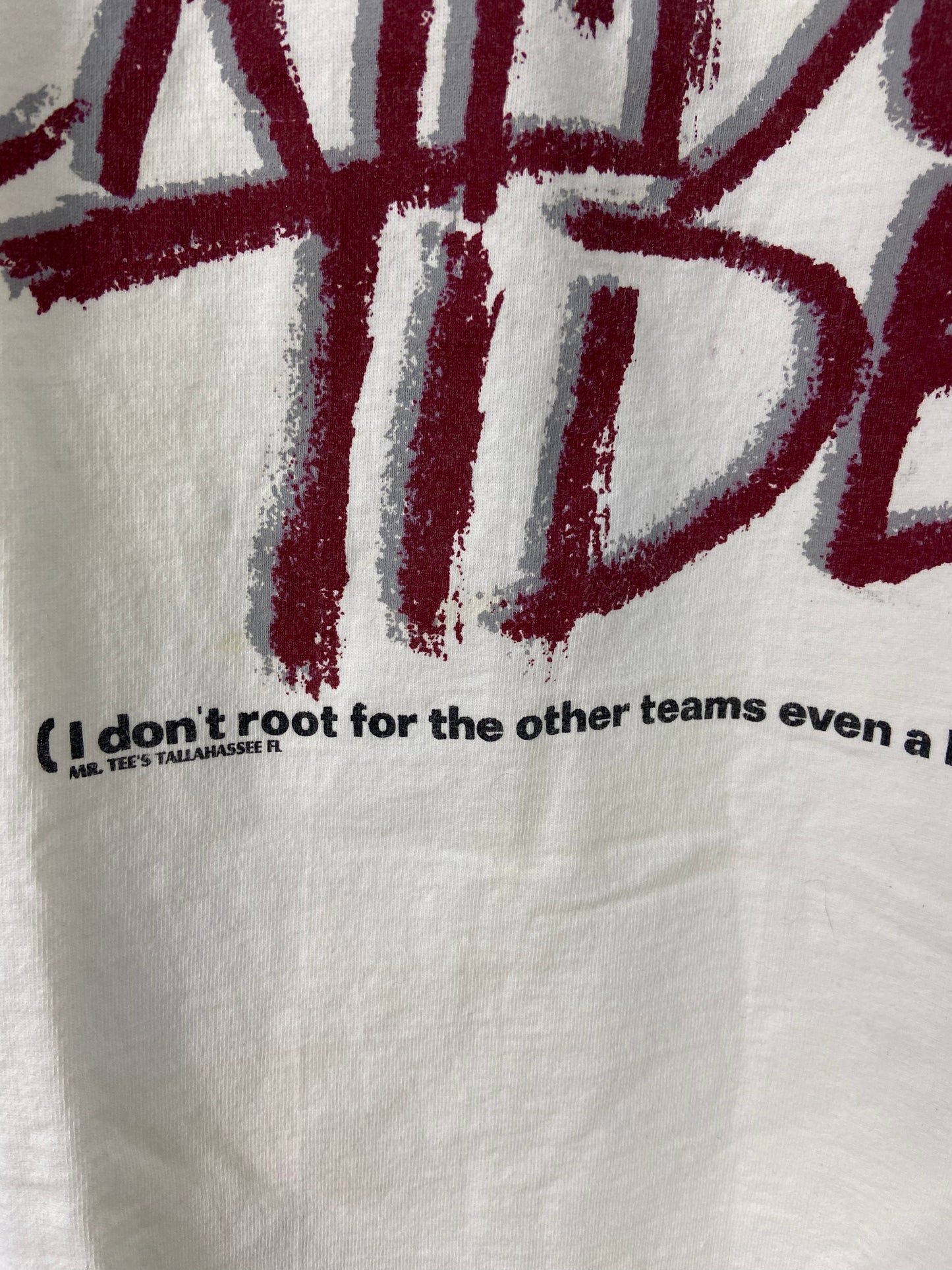 VTG 100% Crimson Tide Alabama Tee Sz L